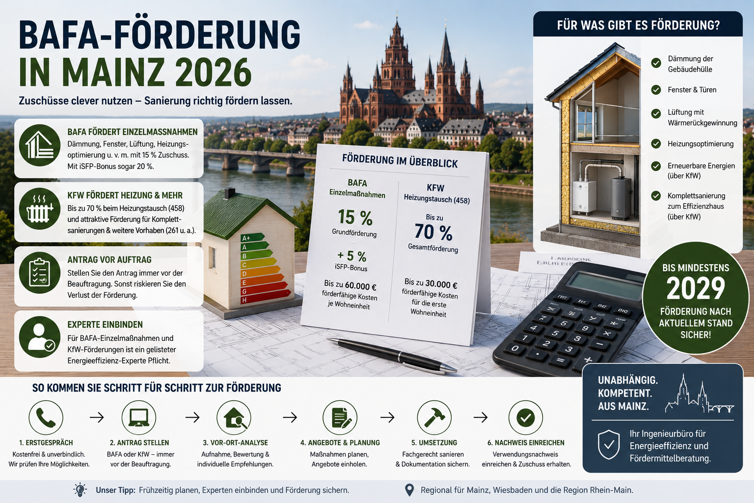 BAFA-Förderung und energetische Sanierung in Mainz
